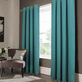 Olivia Gray Anchorage Blackout Grommet Single Curtan Panel - 54x90", Turquoise