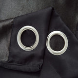 Olivia Gray Anchorage Solid Blackout Grommet Curtain Panel Pair
