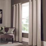 RT Designers Collection Anchorage Premium Blackout Grommet Curtain Panel 54" x 63" Ivory