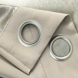 RT Designers Collection Anchorage Premium Blackout Grommet Curtain Panel 54" x 63" Ivory