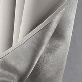 RT Designers Collection Anchorage Premium Blackout Grommet Curtain Panel 54" x 63" Silver