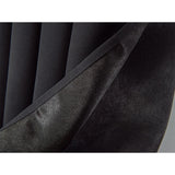 RT Designer Collection Anchorage 2 Pack Blackout Grommet Luxurious Modern Design Curtain Panel Pair 36" x 84" Black