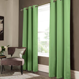 RT Designer Collection Anchorage 2 Pack Blackout Grommet Luxurious Modern Design Curtain Panel Pair 36" x 84" Sage
