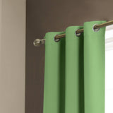 RT Designer Collection Anchorage 2 Pack Blackout Grommet Luxurious Modern Design Curtain Panel Pair 36" x 84" Sage