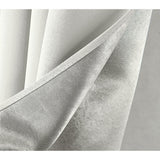 RT Designer Collection Anchorage 2 Pack Blackout Grommet Luxurious Modern Design Curtain Panel Pair 36" x 84" White