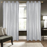 RT Designers Collection Aspen Premium Metallic Blackout Grommet Panel 54" x 90" Silver