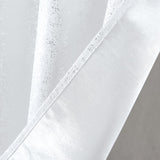 RT Designers Collection Aspen Premium Metallic Blackout Grommet Panel 54" x 90" White