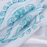 Oliva Gray Arcadia Embroidered Panel - 54x90" Teal