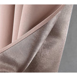 RT Designer Collection Anchorage Blackout Grommet Luxurious Modern Design Curtain Panel 54" x 95" Blush
