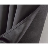 RT Designer Collection Anchorage Blackout Grommet Luxurious Modern Design Curtain Panel 54" x 95" Charcoal