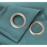 RT Designer Collection Anchorage Blackout Grommet Luxurious Modern Design Curtain Panel 54" x 95" Turquoise