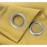 RT Designer Collection Anchorage Blackout Grommet Luxurious Modern Design Curtain Panel 54" x 95" Yellow