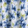 RT Designer Collection April Printed Blackout Luxurious Decorative Grommet Curtain Panel 54" x 84" Blue