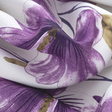 RT Designer Collection April Printed Blackout Luxurious Decorative Grommet Curtain Panel 54" x 84" Lilac