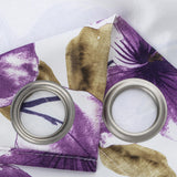 RT Designer Collection April Printed Blackout Luxurious Decorative Grommet Curtain Panel 54" x 84" Lilac