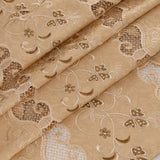 RT Designer Collection Alice Macrame Luxurious Decorative Rod Pocket Curtain Panel 54" x 84" Gold