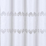 RT Designer Collection Alice Macrame Luxurious Decorative Rod Pocket Curtain Panel 54" x 84" White