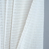 RT Designer Collection Barnet Jacquard Luxurious Decorative Grommet Curtain Panel 54" x 84" Beige