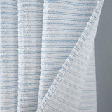 RT Designer Collection Barnet Jacquard Luxurious Decorative Grommet Curtain Panel 54" x 84" Blue