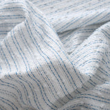 RT Designer Collection Barnet Jacquard Luxurious Decorative Grommet Curtain Panel 54" x 84" Blue