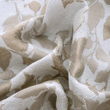RT Designer Collection Brent Jacquard Luxurious Decorative Grommet Curtain Panel 54" x 84" Taupe