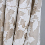 RT Designer Collection Brent Jacquard Luxurious Decorative Grommet Curtain Panel 54" x 84" Taupe