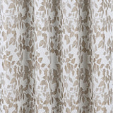 RT Designer Collection Brent Jacquard Luxurious Decorative Grommet Curtain Panel 54" x 84" Taupe