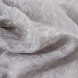 RT Designers Collection Bridgeport Jacquard High Quality Light Filtering Grommet Curtain Panel 54" x 90" Silver