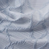 RT Designers Collection Brookfield Jacquard High Quality Light Filtering Grommet Curtain Panel Dark Blue