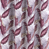 RT Designer Collection Brazil Printed Blackout Luxurious Decorative Grommet Curtain Panel 54" x 90" Burgundy