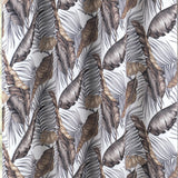 RT Designer Collection Brazil Printed Blackout Luxurious Decorative Grommet Curtain Panel 54" x 90" Taupe