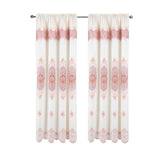 RT Designer Collection Betsy Macrame Rod Pocket Curtain Panel 52" x 84" Blush
