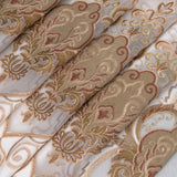 RT Designer Collection Betsy Macrame Rod Pocket Curtain Panel 52" x 84" Gold
