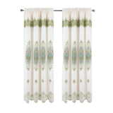 RT Designer Collection Betsy Macrame Rod Pocket Curtain Panel 52" x 84" Sage