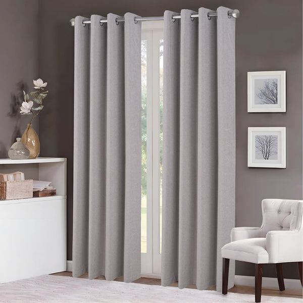 RT Designers Collection Belford 100% Blackout Grommet Curtain Panel 54" x 84" Li