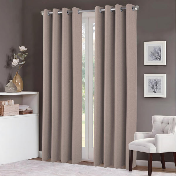 RT Designers Collection Boden 100% Blackout Grommet Curtain Panel 54" x 90" Copp