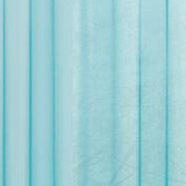 Celine Sheer 55 x 90 in. Rod Pocket Curtain Panel Aqua