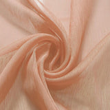 RT Designers Collection Celine Sheer Rod Pocket Curtain Panel - 55x90", Coral