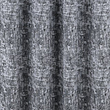 RT Designer Collection Cambridge Jacquard Luxurious Decorative Grommet Curtain Panel 54" x 90" Charcoal