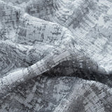 RT Designer Collection Cambridge Jacquard Luxurious Decorative Grommet Curtain Panel 54" x 90" Silver