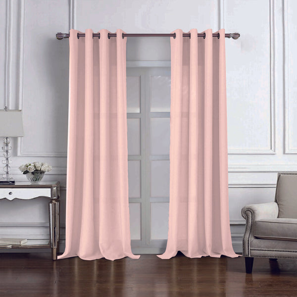RT Designers Collection Cole Textured Grommet Room Darkening Curtain Panel 54" x