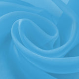 RT Designers Collection Cara One Sheer Grommet Light Filtering Curtain Panel 54" x 90" Neon Blue