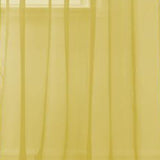 RT Designers Collection Cara One Sheer Grommet Light Filtering Curtain Panel 54" x 90" Neon Yellow
