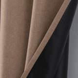 RT Designers Collection Cabana 100% Blackout Grommet Curtain Panel 54" x 90" Taupe