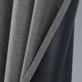 RT Designers Collection Cabana Two Pack Premium Grommet Curtain Panel 54" x 84" Charcoal