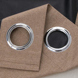 RT Designers Collection Cabana Two Pack Premium Grommet Curtain Panel 54" x 84" Taupe