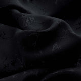 RT Designer Collection Cosmo Shimmer Jacquard Grommet Curtain Panel 54" x 84" Black