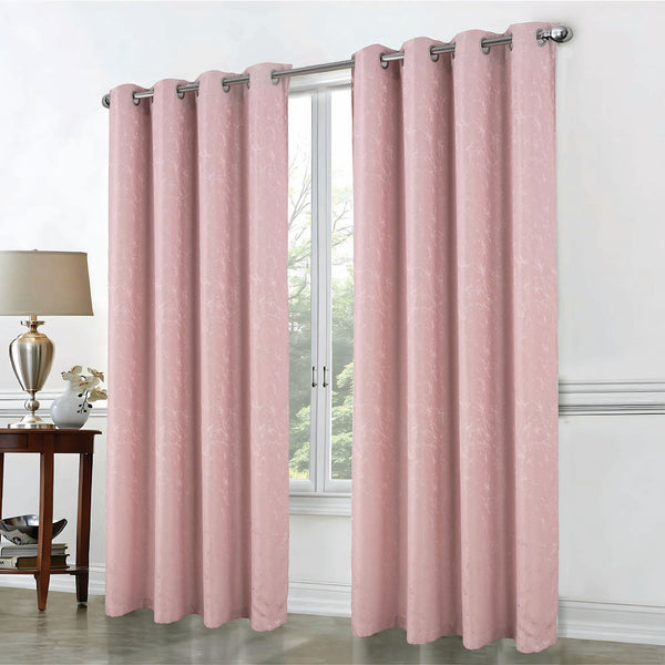 RT Designer Collection Cosmo Shimmer Jacquard Grommet Curtain Panel 54" x 84" Bl