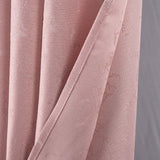RT Designer Collection Cosmo Shimmer Jacquard Grommet Curtain Panel 54" x 84" Blush