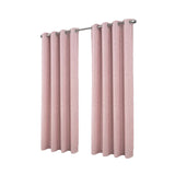 RT Designer Collection Cosmo Shimmer Jacquard Grommet Curtain Panel 54" x 84" Blush